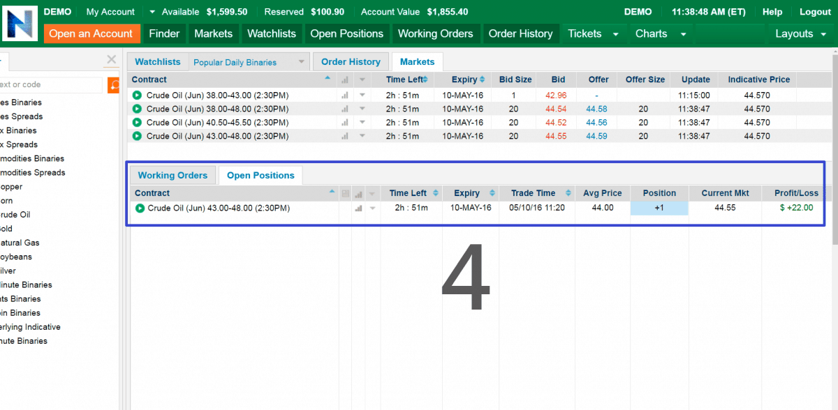 Deposit Funds and Trade