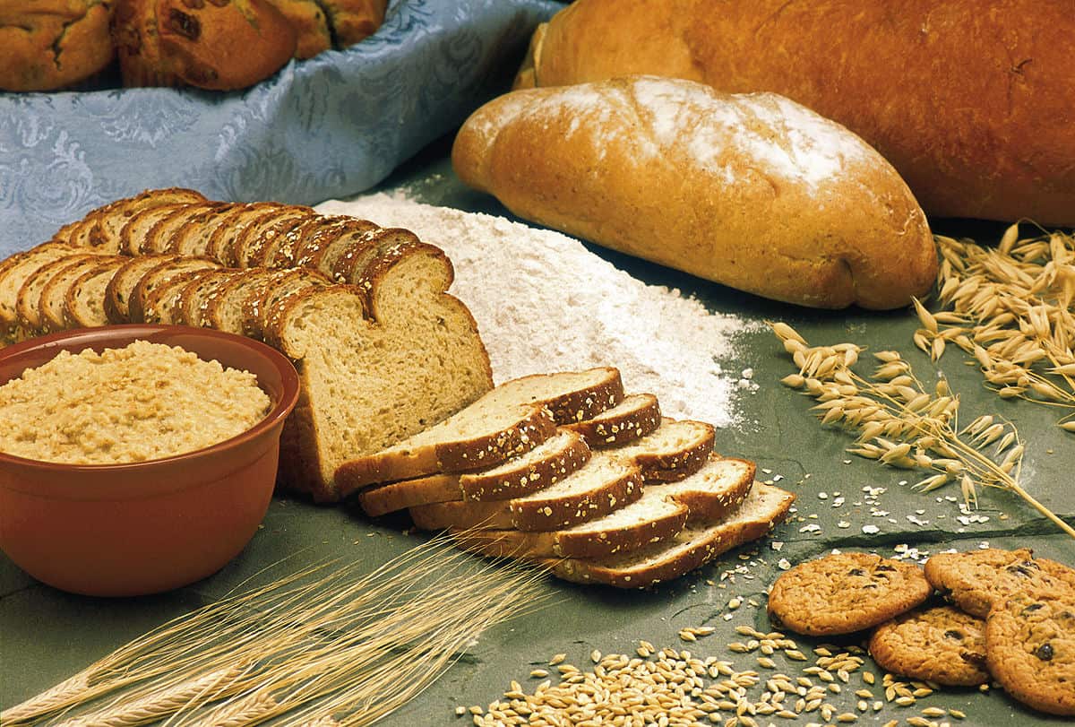 Trigo, pan, galletas, harina