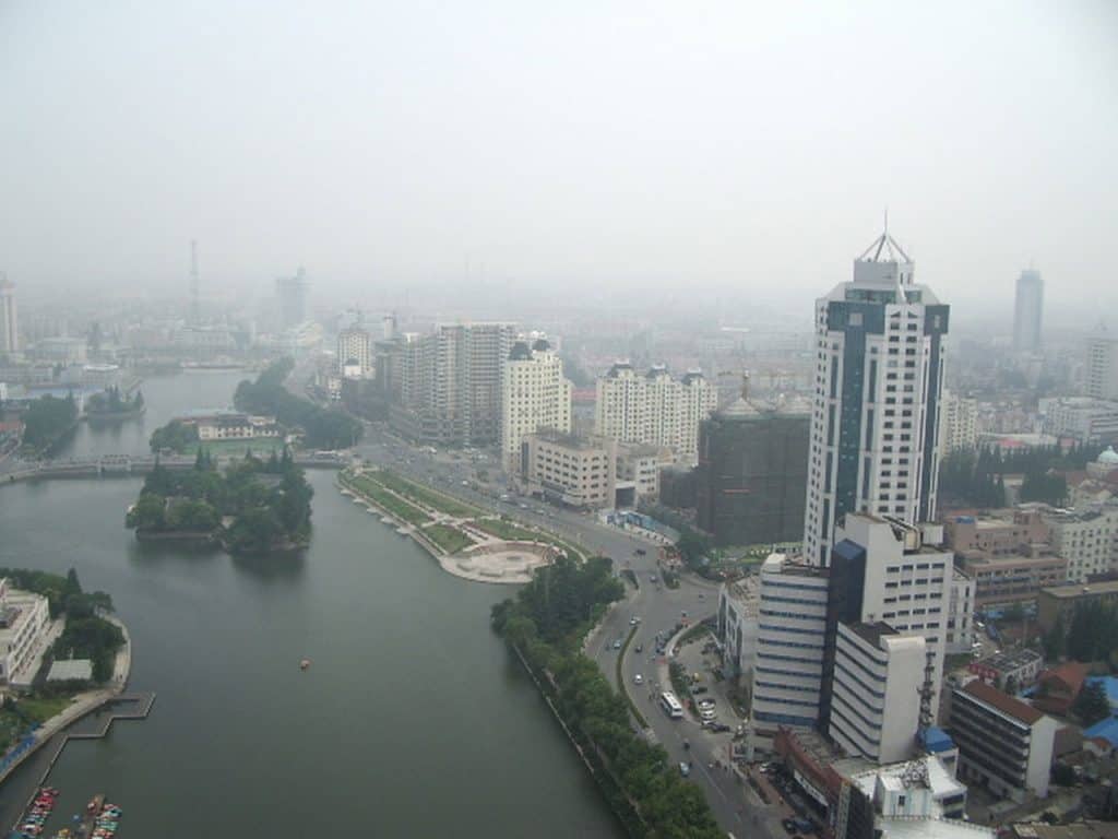 Environmental Pollution Nantong China