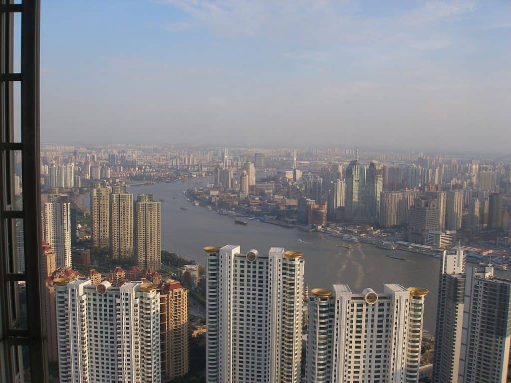 Shanghai desde arriba 