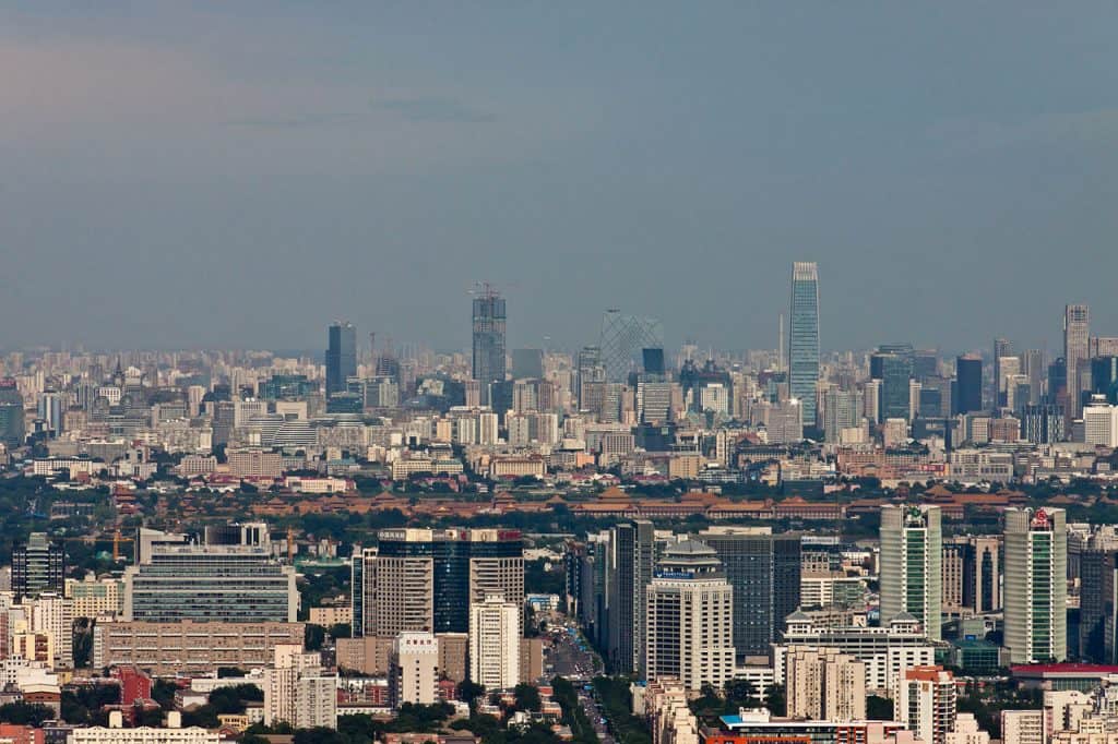 Vista de Pekín vía Wikimedia