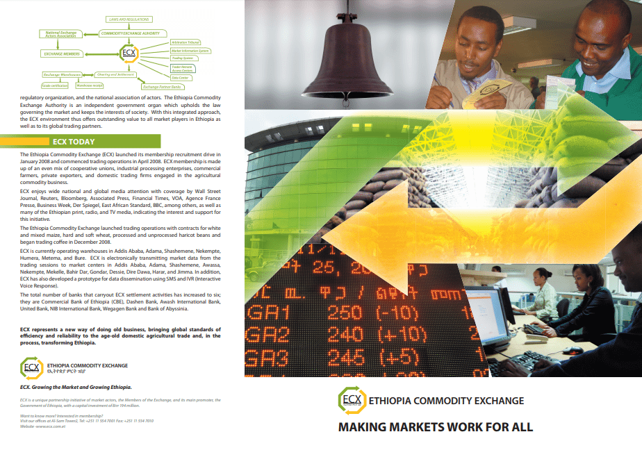Ethiopia Commodity Exchange Brochure