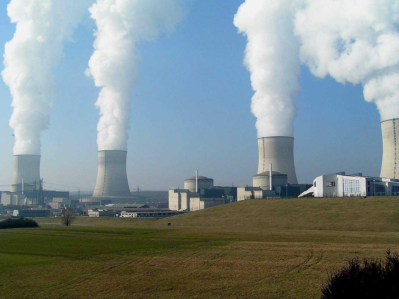 Nuclear Power Plant Cattenom, France via Stefan Kuhn on Wikimedia