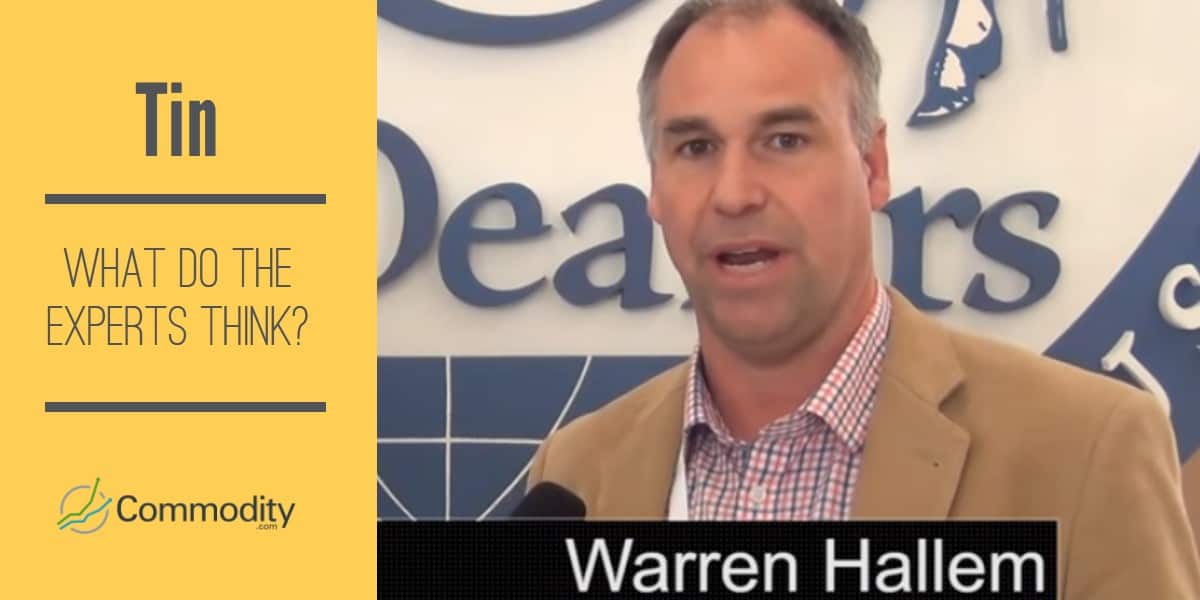 Experto en estaño Warren Hallam