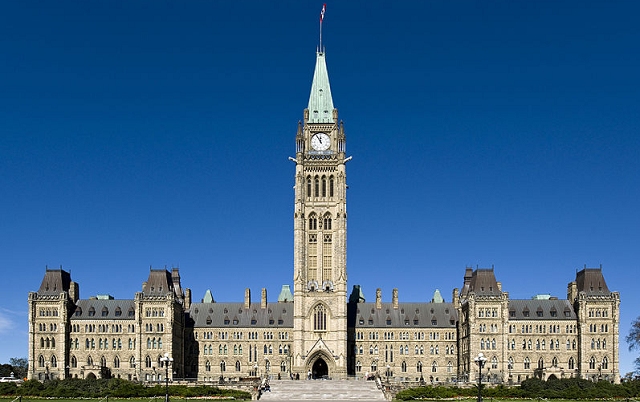 Canadian parliament building