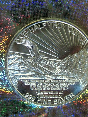 Jeffersion silver bullion round