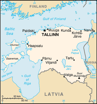 estonia map