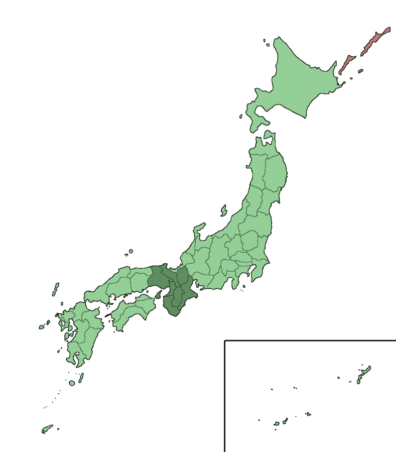 japan map