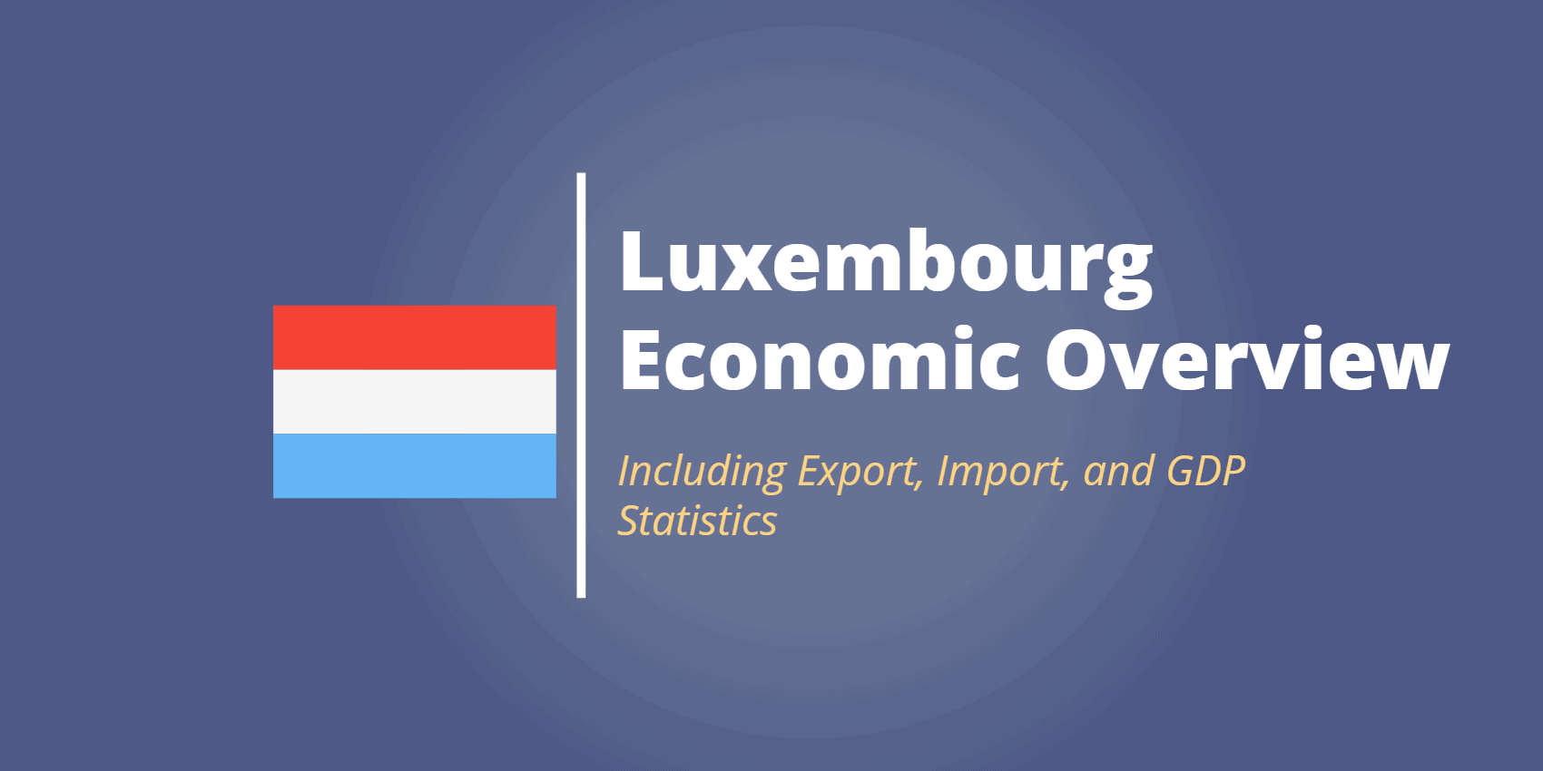 Luxembourg Economic Trading Profile: Imports and Exports ...