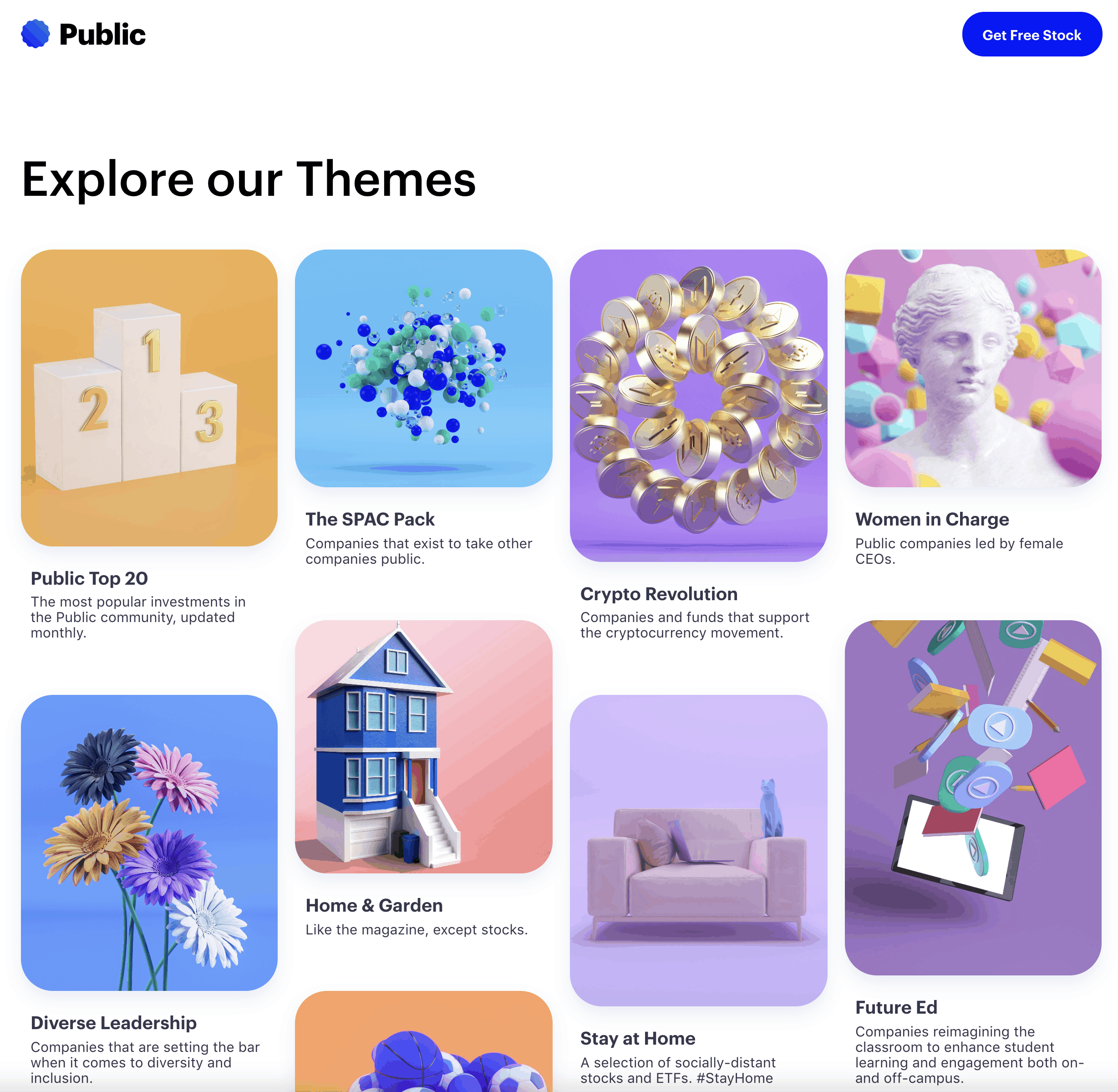 Examples of Public's themes to follow.