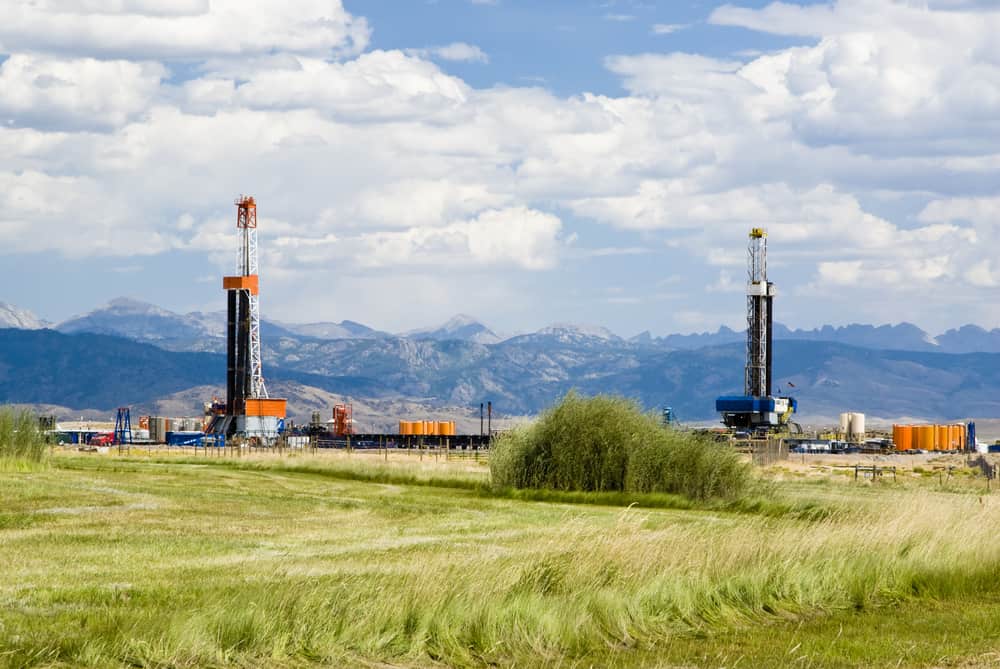 Wyoming oil rig